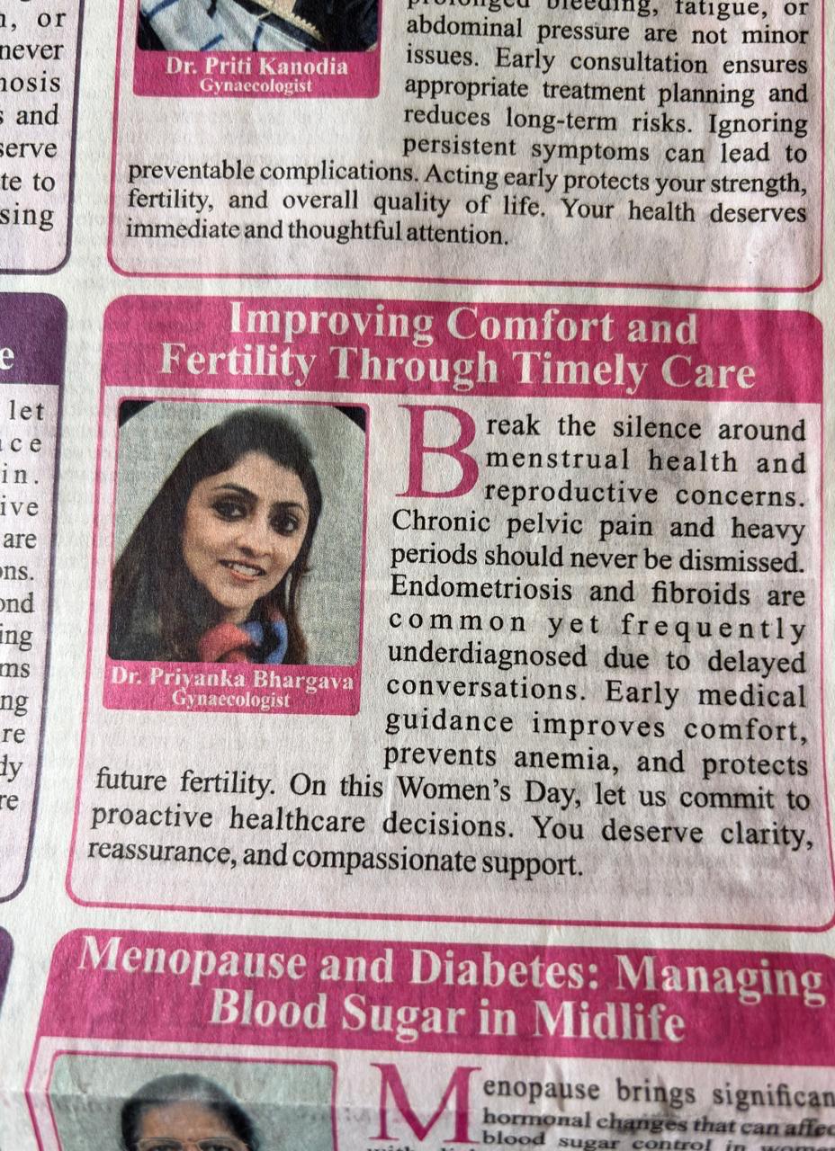 Dr. Priyanka Bhargava in news and awards 1