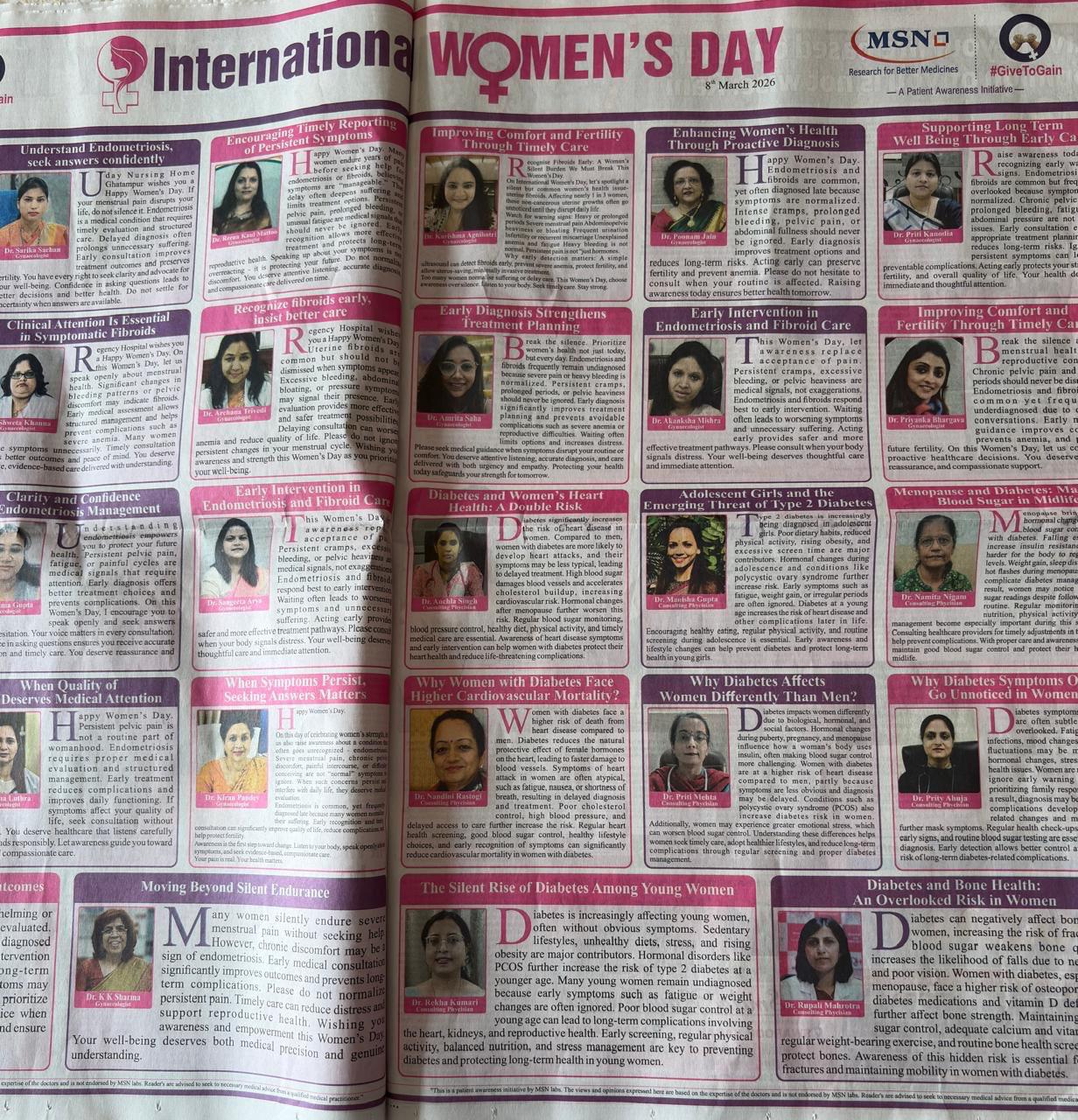 Dr. Priyanka Bhargava in news and awards 2