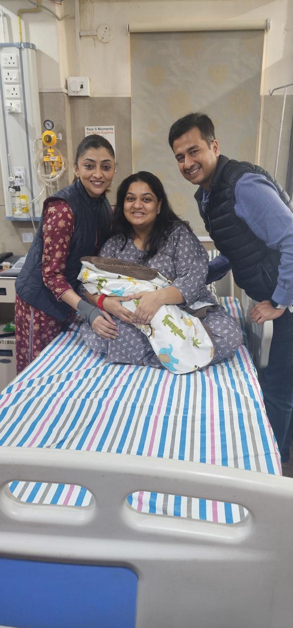 Dr. Priyanka Bhargava with patient 1