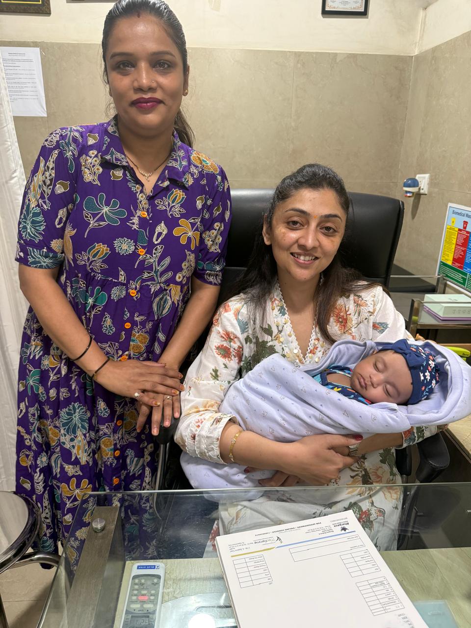 Dr. Priyanka Bhargava with patient 8