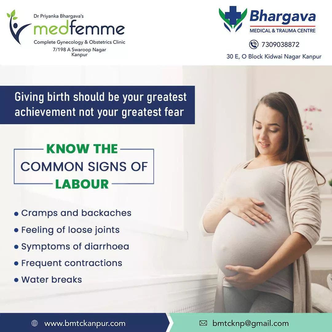 Preparing for labour and delivery with Dr. Priyanka Bhargava at Medfemme Kanpur.